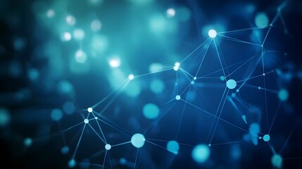 Wall Mural - global networking communication future technology background information chain