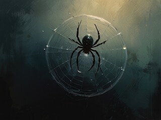 spider on the web