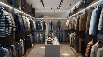 Poster - Modern Walk-in Closet Interior Design