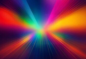 Wall Mural - abstract background with multicolored radiating lines forming a starburst pattern.