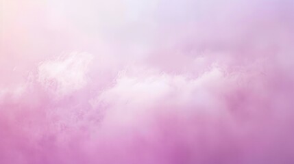 Canvas Print - Pink Sky with Clouds