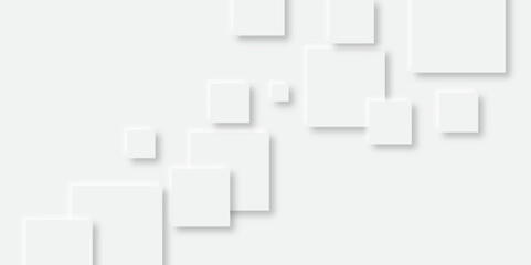 Wall Mural - abstract grey geometric vector background with soft shadow on neutral light grey textured background