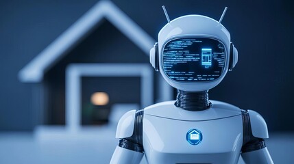 AI assistants managing a futuristic smart home, sci-fi lifestyle innovation