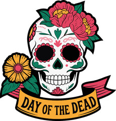 Wall Mural - day of the dead vector illustration