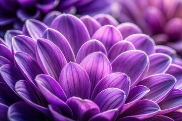 Canvas Print - close-up of purple flower petals soft and textured
