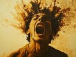 © The Singularity - Intense Scream: A Study of Human Emotion
