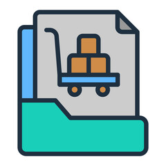 Wall Mural - Procurement Documentation Icon