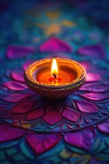 Wall Mural - Candle on Table