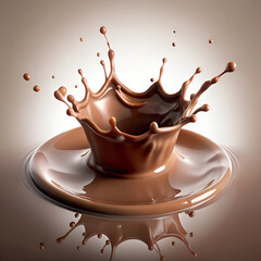 Poster - chocolate splash