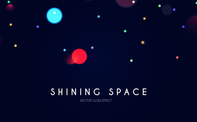 Wall Mural - Bokeh colorful light effect. Blur light design. Confetti and holiday firecracker rainbow color effect. Christmas party design