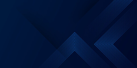 Futuristic abstract background. Modern shiny blue geometric lines pattern. dark blue gradient line triangle background for presentation banner, cover, web poster with dynamic vector illustration.	