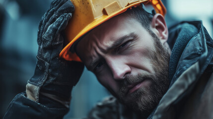 Worker Checking Weather and Adjusting Clothing Before Leaving