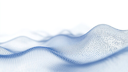 Blue flowing swirling lines, rippling shapes, swirl designs for wallpaper, banner or backdrop with minimalist, clean style for websites or presentations	