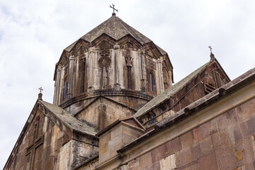 The Gandzasar Monastery near Vank. Nagorno Karabakh, Azerbaijan.