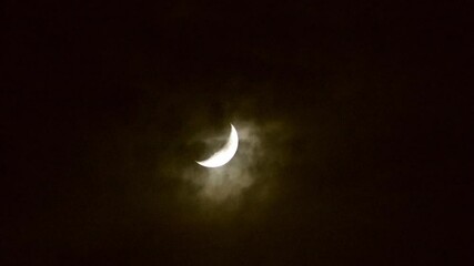 Wall Mural - moon and clouds