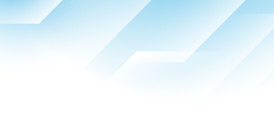 Aufkleber - Light abstract background with geometric shapes and soft blue gradients