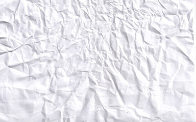 Wall Mural - Wrinkled crumpled square paper sheet texture background realistic vector illustration. Seamless white crumpled paper.