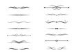 © Alano Design - Set of Vintage decorative lines. text dividers. Line border. Lines separators, Borders, Vintage dividers, Underline elements. Vector illustration