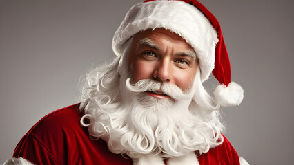 Santa Claus, Santa Claus on Christmas day, ai generated