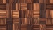© ProStockGallery - Seamless Wood Grain Texture Pattern, Brown Wooden Squares, Dark Wood Background, Natural Wood Veneer