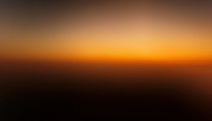 Poster - Expansive Golden Twilight Horizon with Soft Gradient Glow. Minimalist Depiction of Nature's Tranquil Sunset Transition for Meditative, Calm, and Serene Visual Themes
