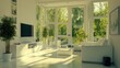 © arthit - Modern Minimalist White Living Room