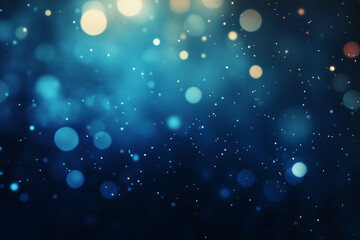 abstract blue bokeh background