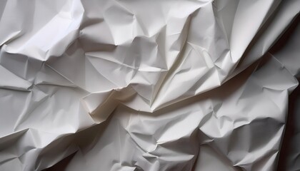 Aufkleber - Textured Beige Crumpled Paper Background. Abstract Wrinkled Surface with Light and Shadow Play, Ideal for Graphic Design, Packaging Mockups, or Natural Eco Themed Presentations