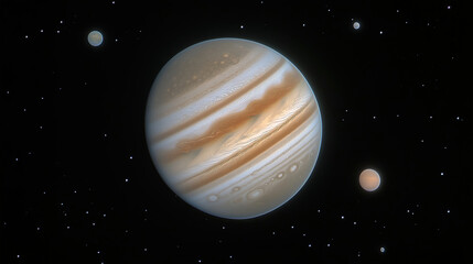 Wall Mural - historical conjunction of jupiter and saturn on winter solstice december twenty first two thousand t