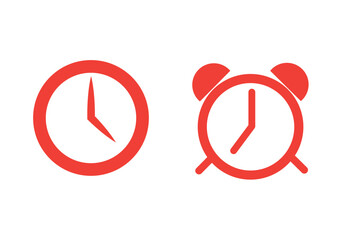 Wall Mural - Clock icon set. Time icon vector. watch icon symbol