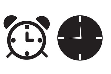 Wall Mural - Clock icon set. Time icon vector. watch icon symbol