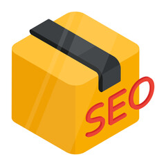 Sticker - Premium download icon of seo package 

