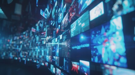 Digital Data Stream: A Wall of Information