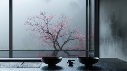 Wall Mural - Tranquility through Window