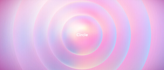 Wall Mural - abstract circle shapes with gradient background. vector. fluid vivid gradients for banners. modern t
