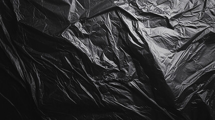 dark wrinkled plastic texture background