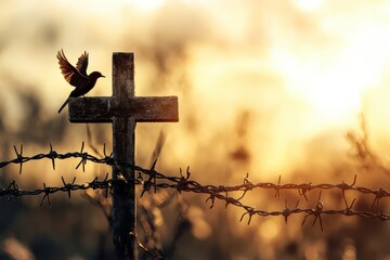 Jesus cross overcomes barriers Easter celebrates His resurrection offering hope and faith in worship repentance and the Holy Spirit