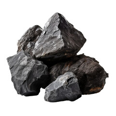 coal isolated on white background