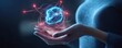 © Aris Suwanmalee - A hand holds a glowing, abstract representation of data and technology, symbolizing innovation and digital transformation.