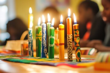 A Kwanzaa community service project.