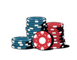 © Wirestock - Colorful poker chips stack