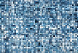 © FrameFinesse - Blue colored pixel art technology design background isolated on white or transparent