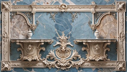 Poster - Decorative Wall Panel with Ornate Design