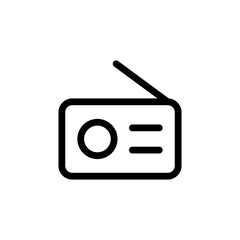 Aufkleber - Radio icon symbol