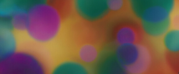 Canvas Print - abstract blurred circles background