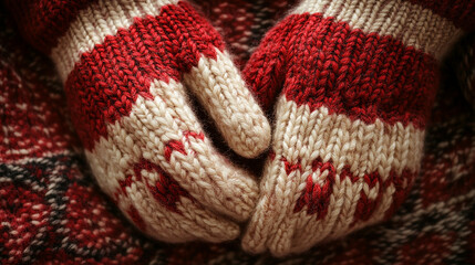 cozy winter gloves soft and warm texture