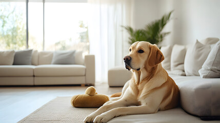 Muji Minimalism: A Home Elevated by Simplicity and Canine Charm