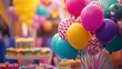 © paukan - Colorful Balloons at a Birthday Party