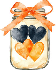 Poster - Hearts in a jar