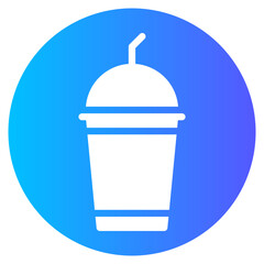 Wall Mural - smoothies gradient icon